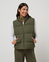TravisMathew | Moontide Bonded Puffer Vest - Grape Leaf