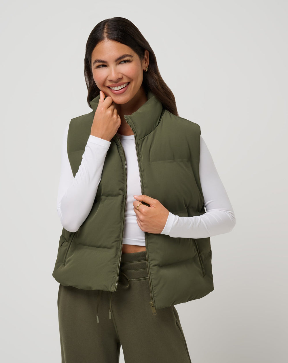 TravisMathew | Moontide Bonded Puffer Vest - Grape Leaf