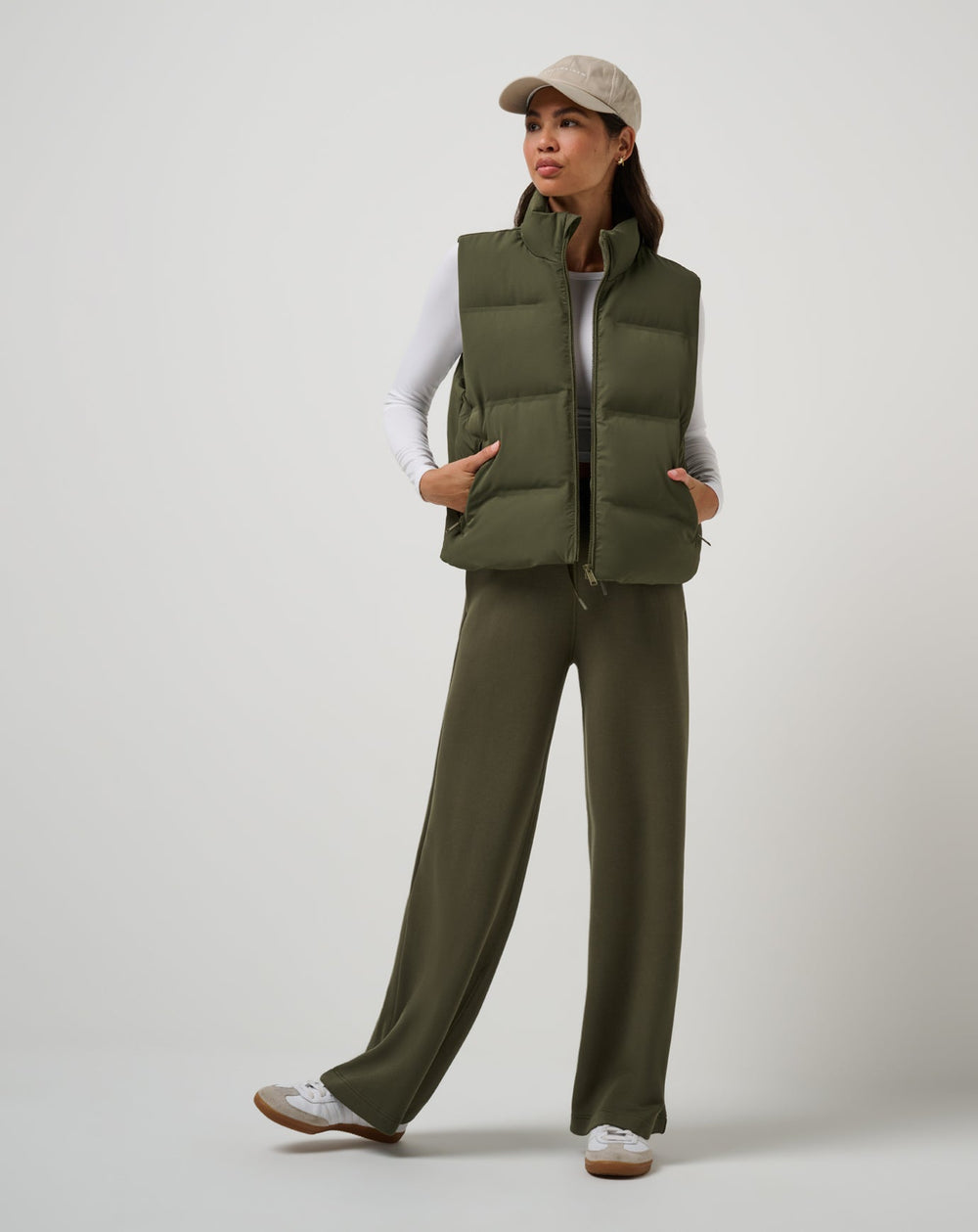TravisMathew | Moontide Bonded Puffer Vest - Grape Leaf