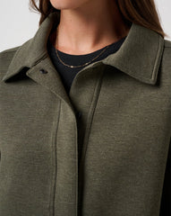 TravisMathew | Cloudscape Button Down - Heather Grape Leaf