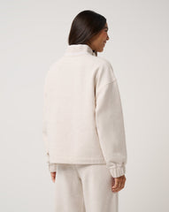 TravisMathew | Cloud Fleece Clubside Half Zip - Heather Brazillian Sand