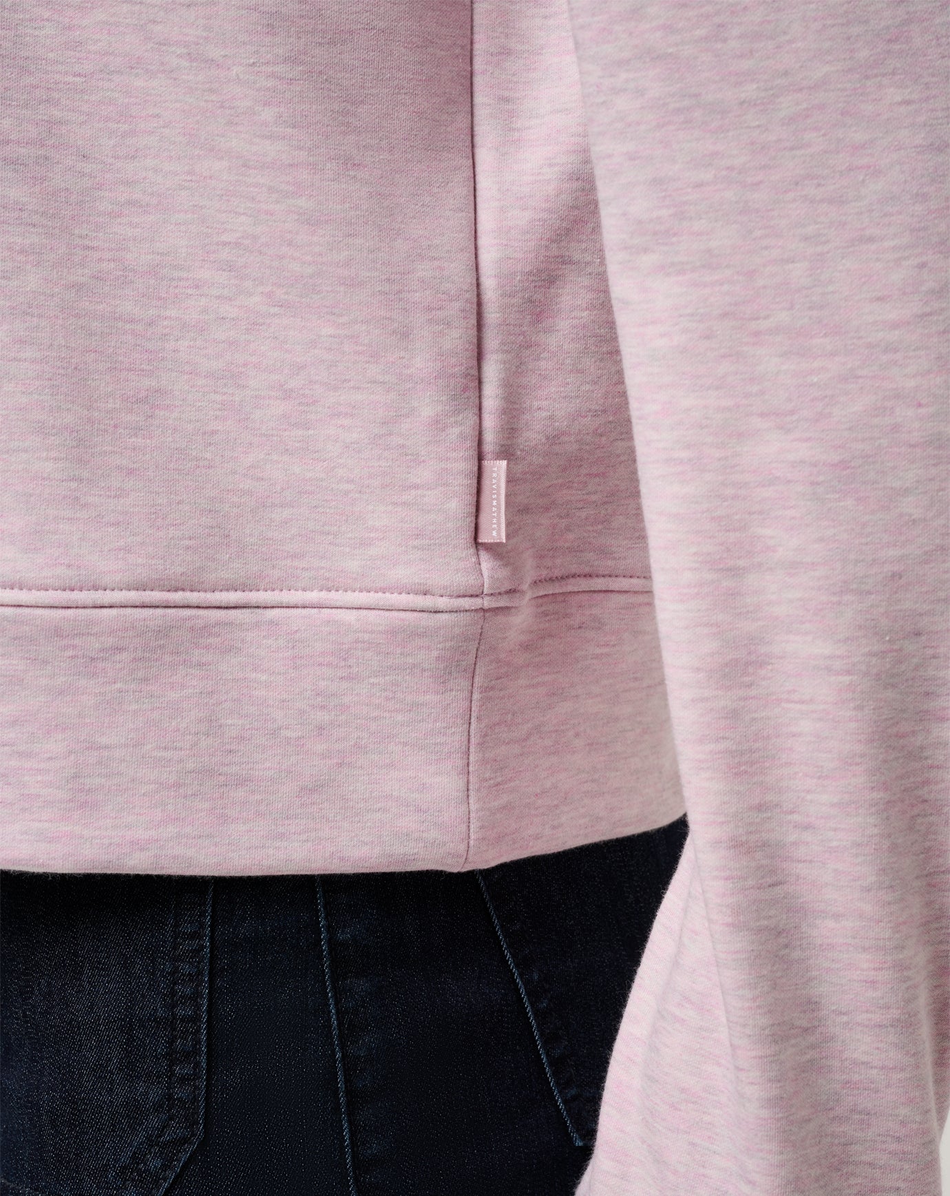 TravisMathew | Cloud Fleece Half Zip 2.0 - Heather Violet Ice