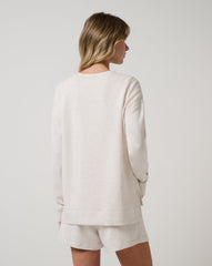 TravisMathew | Skyloft Soft Crew - Heather Brazillian Sand