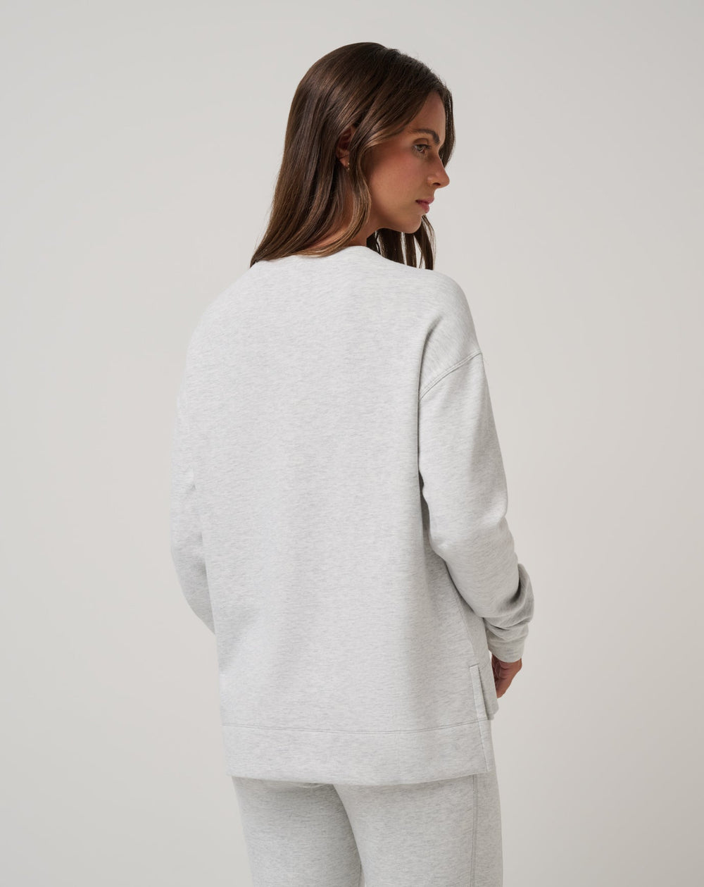TravisMathew | Skyloft Soft Crew - Heather Light Grey