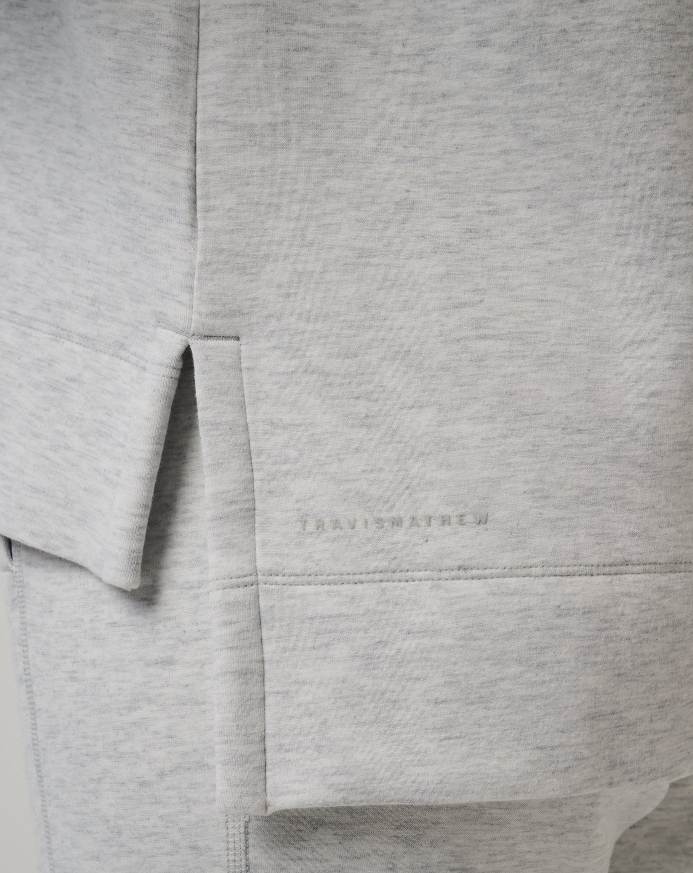 TravisMathew | Skyloft Soft Crew - Heather Light Grey