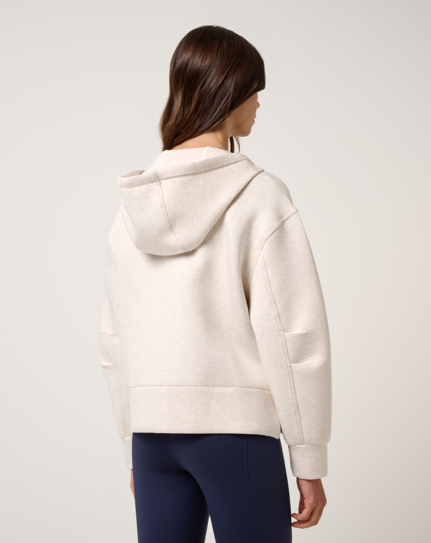 TravisMathew | Cloudscape Zip Hood - Heather Brazillian Sand