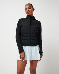 TravisMathew | Skyloft Soft Espresso Martini Full Zip - Heather Black