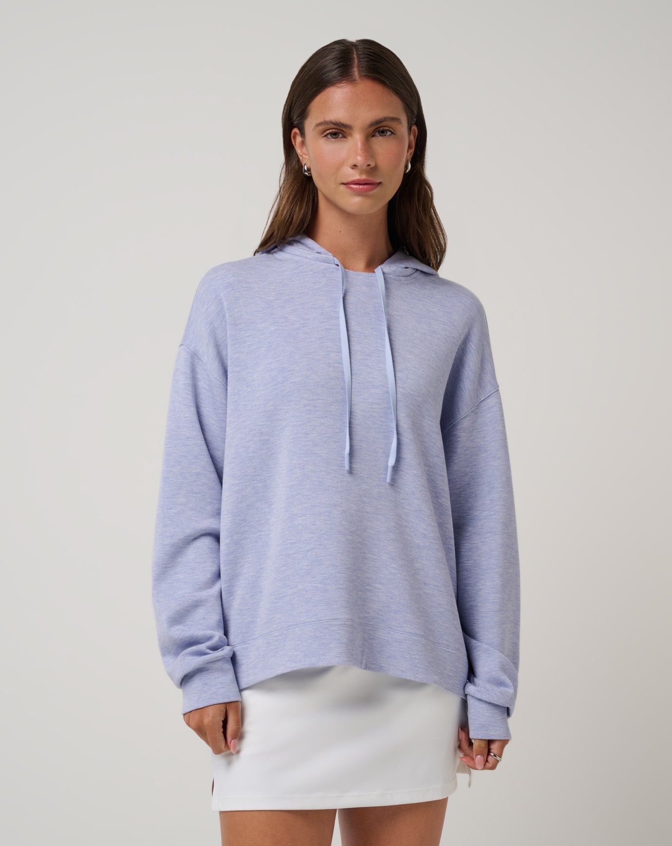TravisMathew | Skyloft Soft Hoodie - Heather Soft Blue
