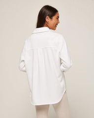 TravisMathew | Cloud Fleece Shacket - White