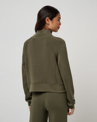 TravisMathew | Skyloft Soft Funnel Neck - Grape Leaf