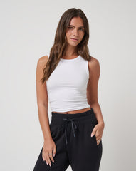 TravisMathew | Skyline Jersey Tank - White