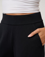 TravisMathew | Friday Doubleknit Utility Wide Leg Pant - Black