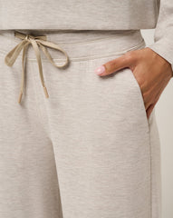 TravisMathew | Skyloft Soft Wide Leg Pant - Heather Savannah Tan