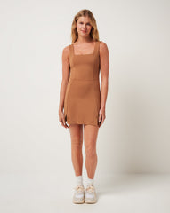 TravisMathew | Moveknit Sleeveless Dress - Heather Chestnut