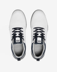 TravisMathew | The Daily Pro Plus Golf Shoe - White/Total Eclipse