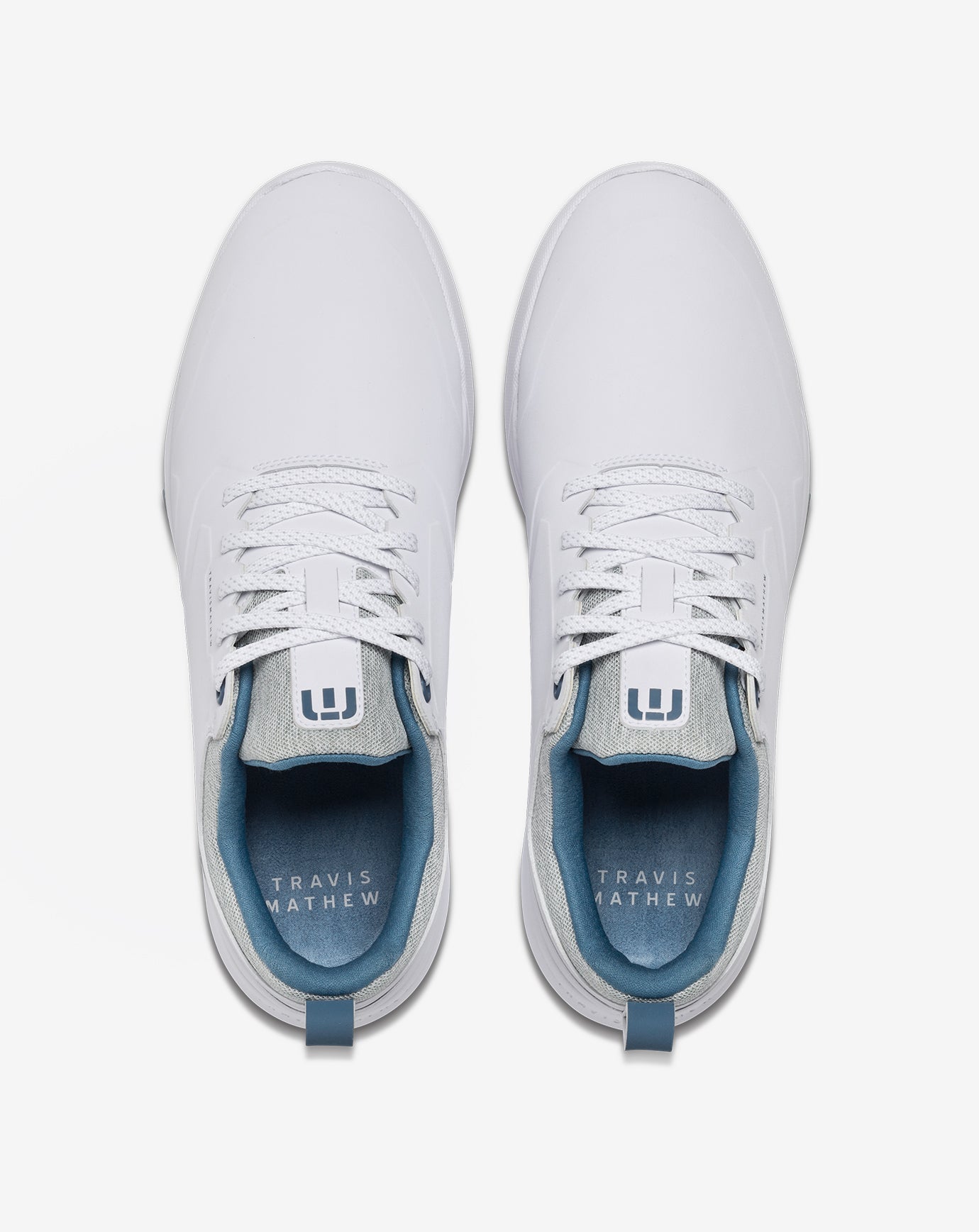 TravisMathew | The Daily Pro Plus Golf Shoe - White/Blue