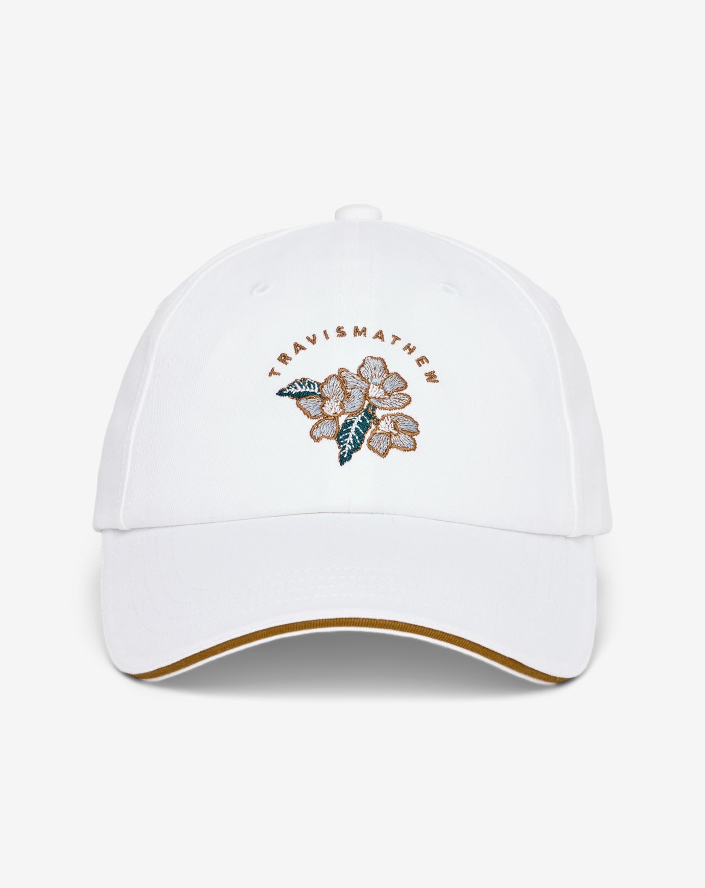 TravisMathew | Floral Twisted Ivy Adjustable Hat - White