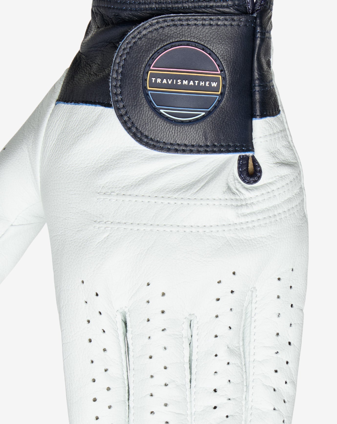 TravisMathew | Get Out Of Town Golf Glove - White/Mood Indigo