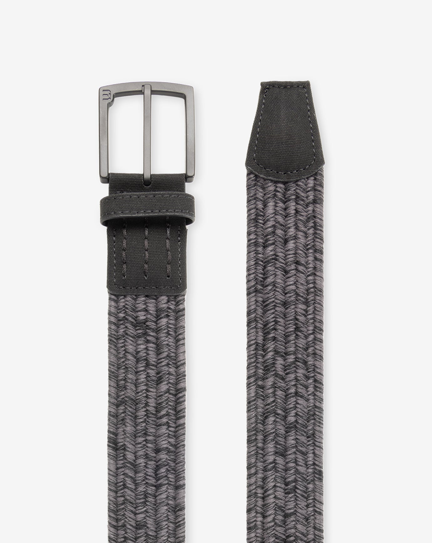 TravisMathew | Pueblo 2.0 Stretch Woven Belt - Heather Grey Pinstripe
