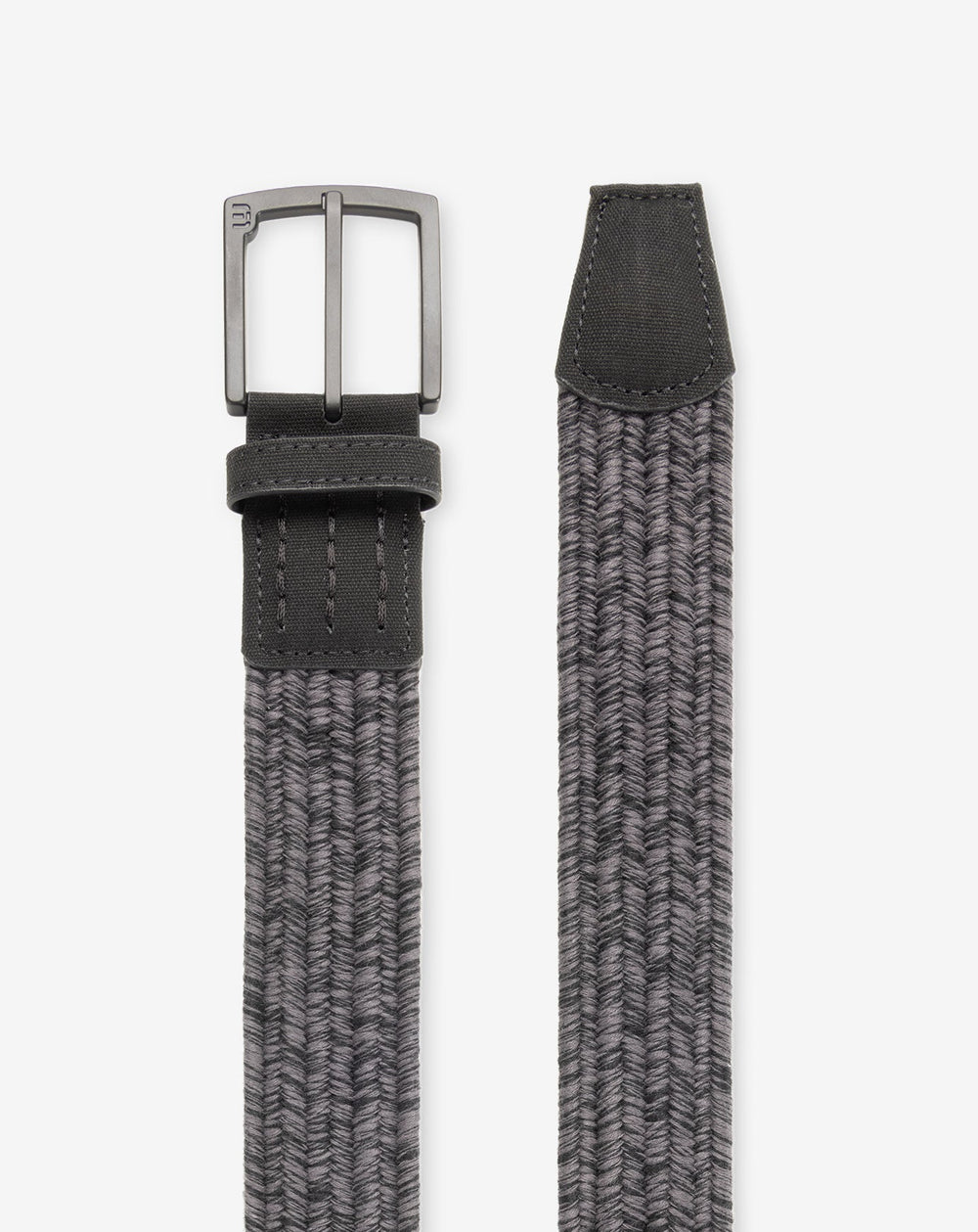 TravisMathew | Pueblo 2.0 Stretch Woven Belt - Heather Grey Pinstripe