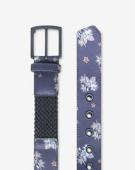 TravisMathew | Ocean Flare Canvas Stretch Belt - Total Eclipse