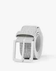TravisMathew | Buried Treasure Hybrid Stretch Belt - Micro Chip/White