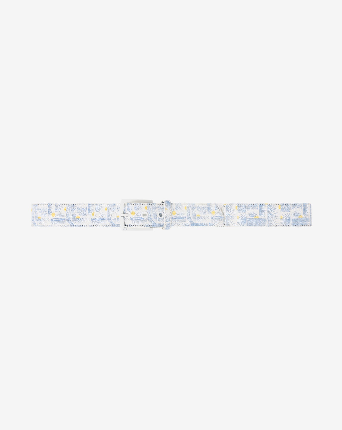 TravisMathew | Coconut Mojito Canvas Stretch Belt - White