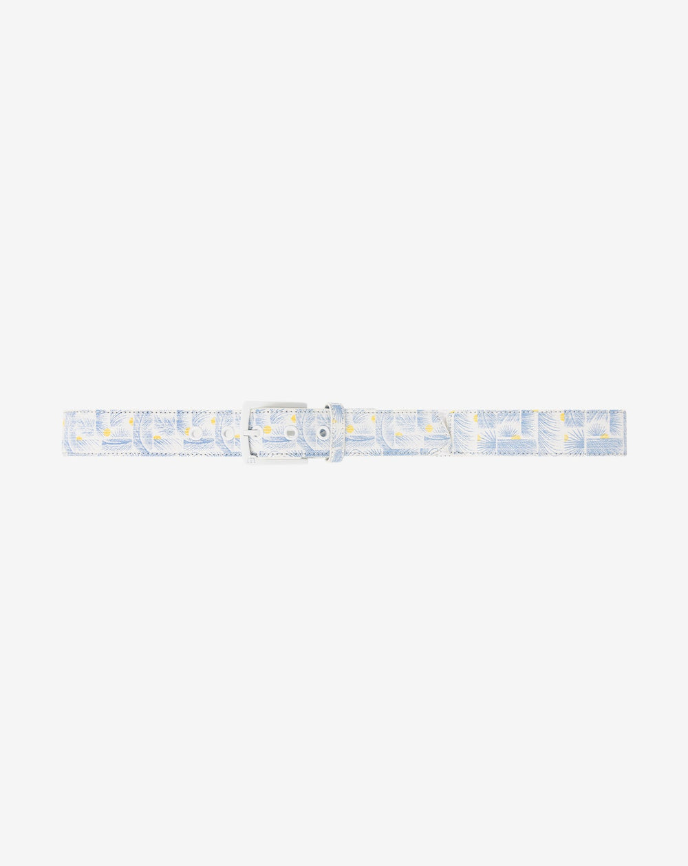 TravisMathew | Coconut Mojito Canvas Stretch Belt - White