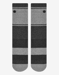TravisMathew | Baja 2.0 Crew Sock - Heather Grey Pinstripe