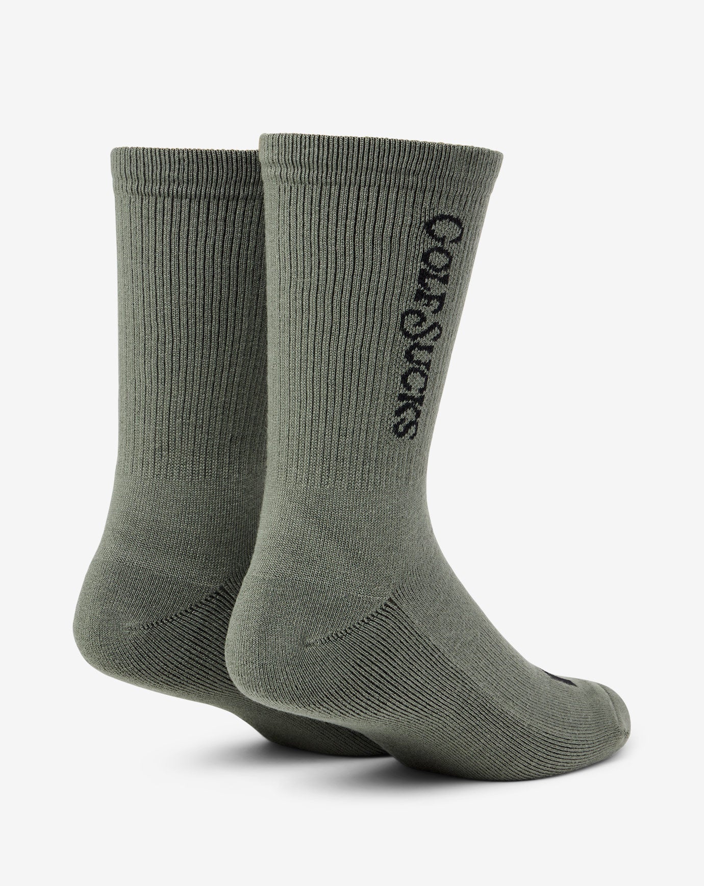 TravisMathew | Golf Sucks Crew Sock - Dark Olive