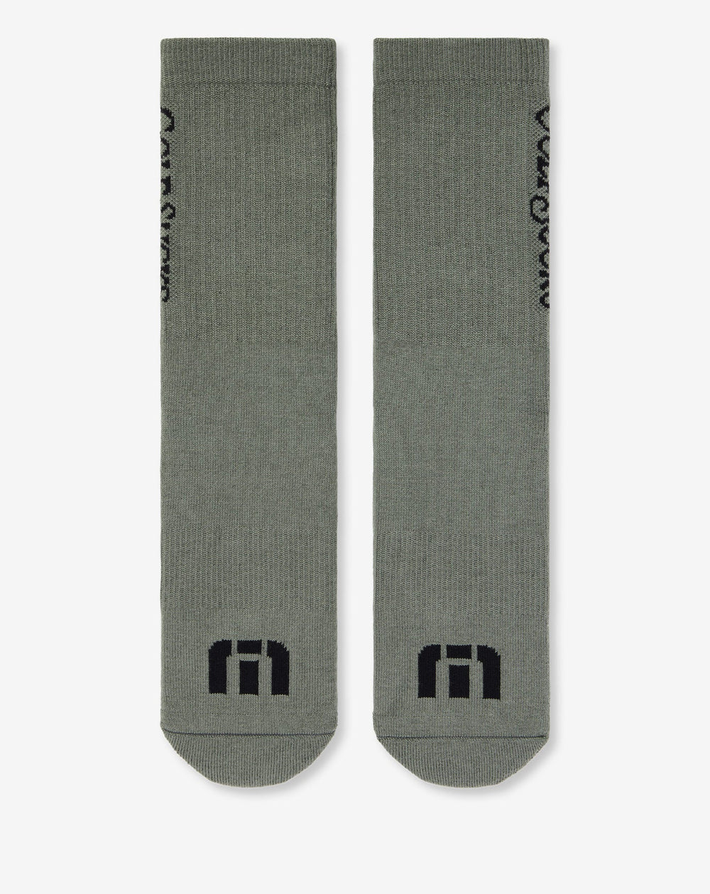 TravisMathew | Golf Sucks Crew Sock - Dark Olive