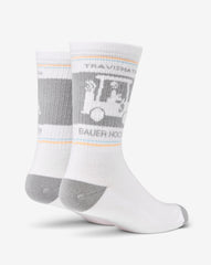 TravisMathew | No Goalie Crew Sock - White