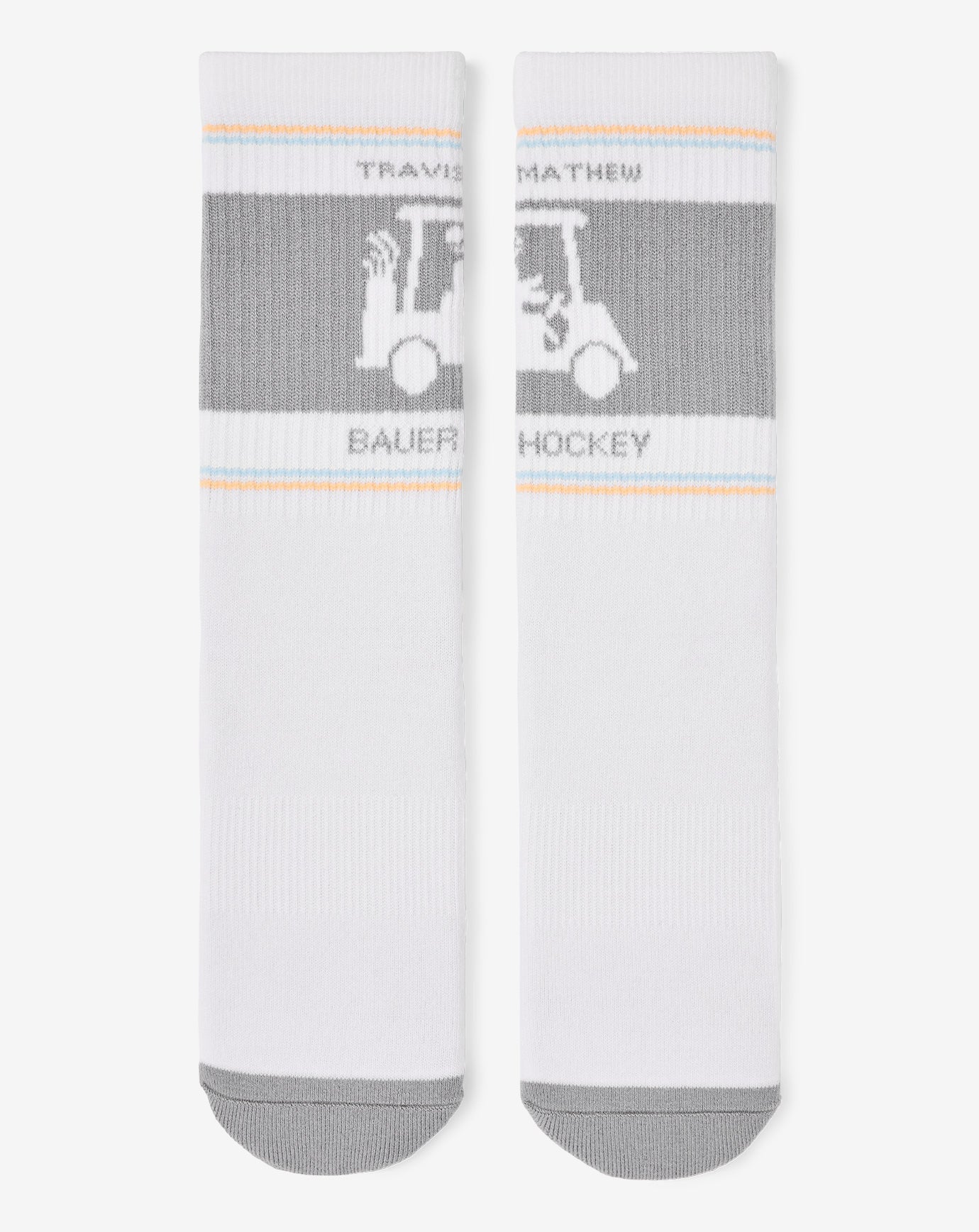 TravisMathew | No Goalie Crew Sock - White