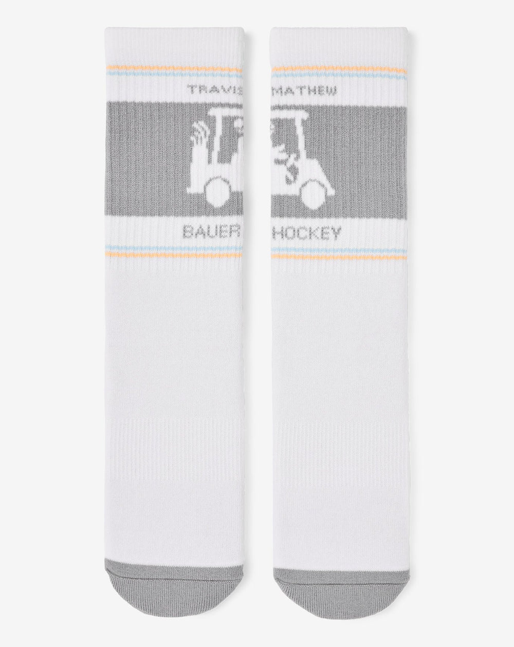 TravisMathew | No Goalie Crew Sock - White