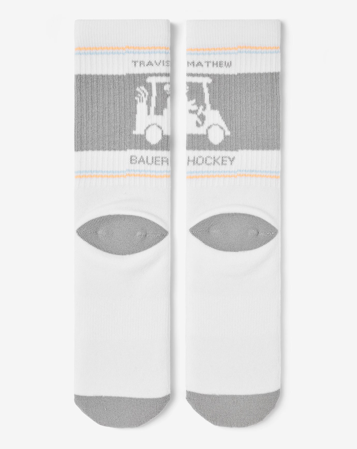 TravisMathew | No Goalie Crew Sock - White
