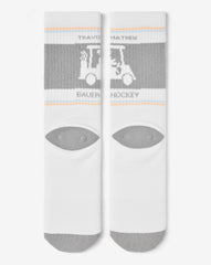 TravisMathew | No Goalie Crew Sock - White