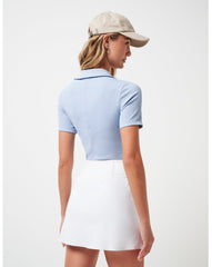 TravisMathew | Moveknit Vneck Polo - Brunnera Blue
