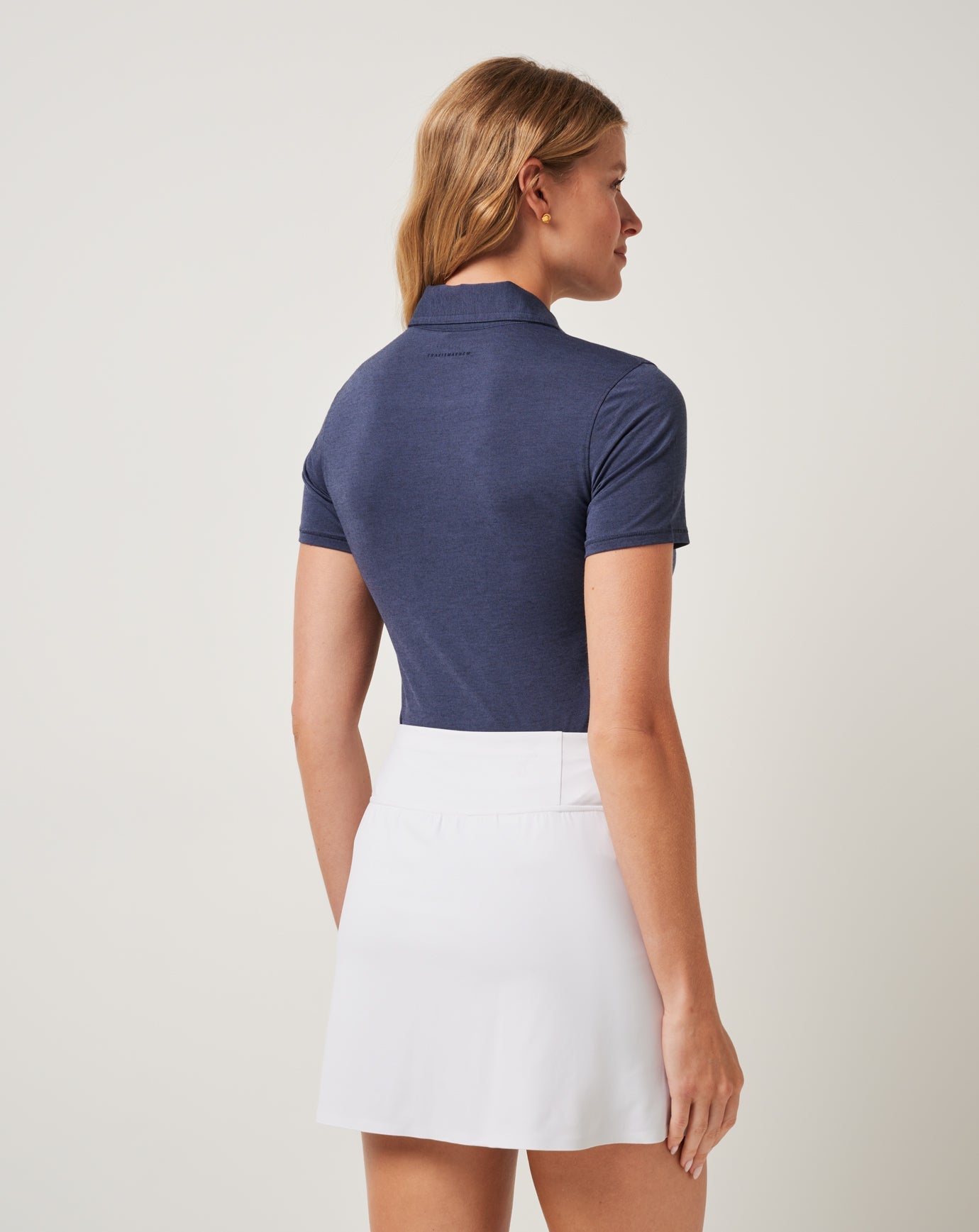 TravisMathew | Featherweight Active Polo - Heather Navy Blazer