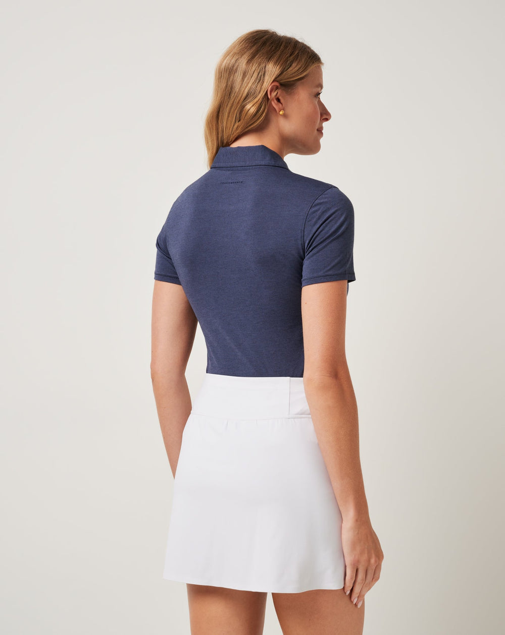 TravisMathew | Featherweight Active Polo - Heather Navy Blazer