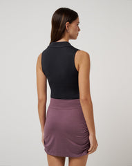 TravisMathew | Skyline Polo Bodysuit - Heather Black