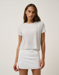 TravisMathew | Ten For Ten Graphic Tee - Heather Light Grey