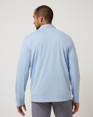 TravisMathew | Philadelphia Phillies Time To Tailgate Quarter Zip - Heather Blue