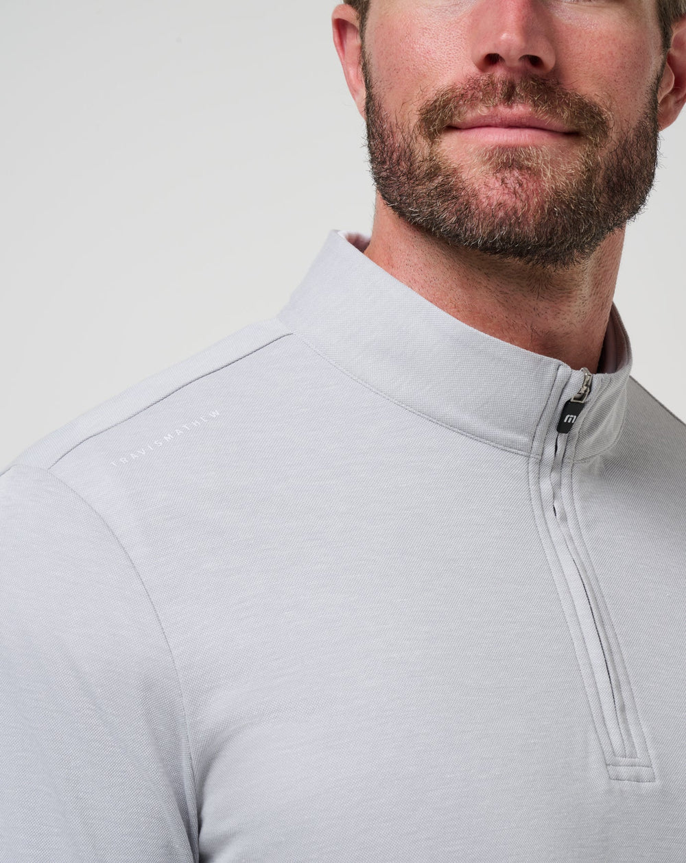 TravisMathew | Alabama Time To Tailgate Quarter Zip - Heather Grey