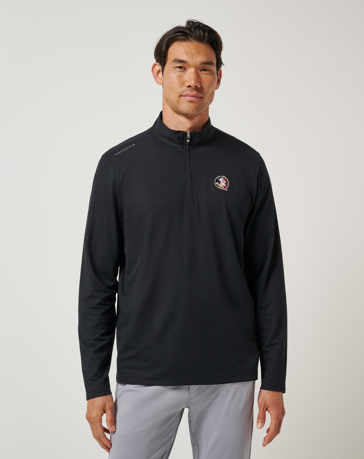TravisMathew | FSU Time To Tailgate Quarter Zip - Black