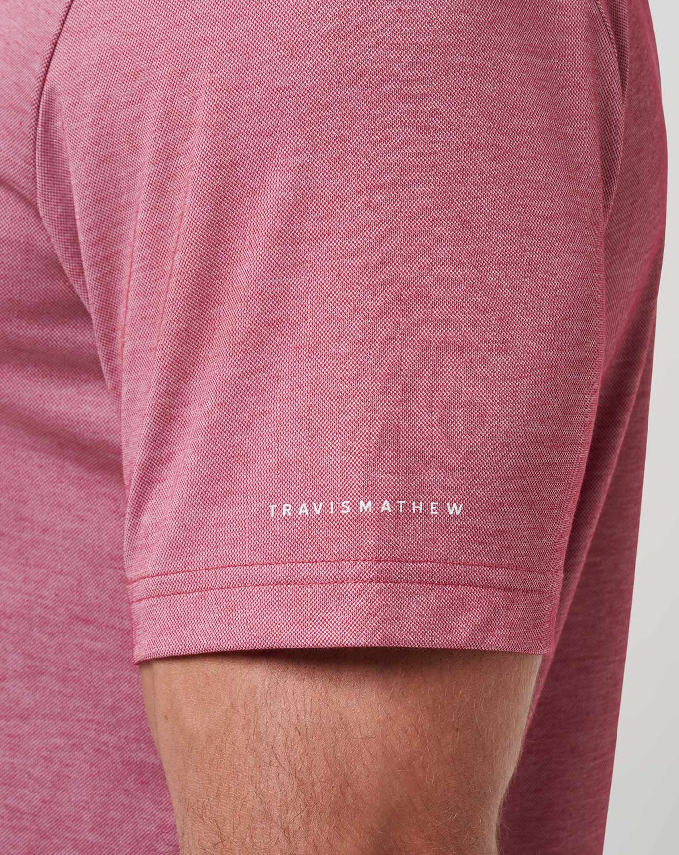 TravisMathew | Mississippi School Pride Polo - Heather Red