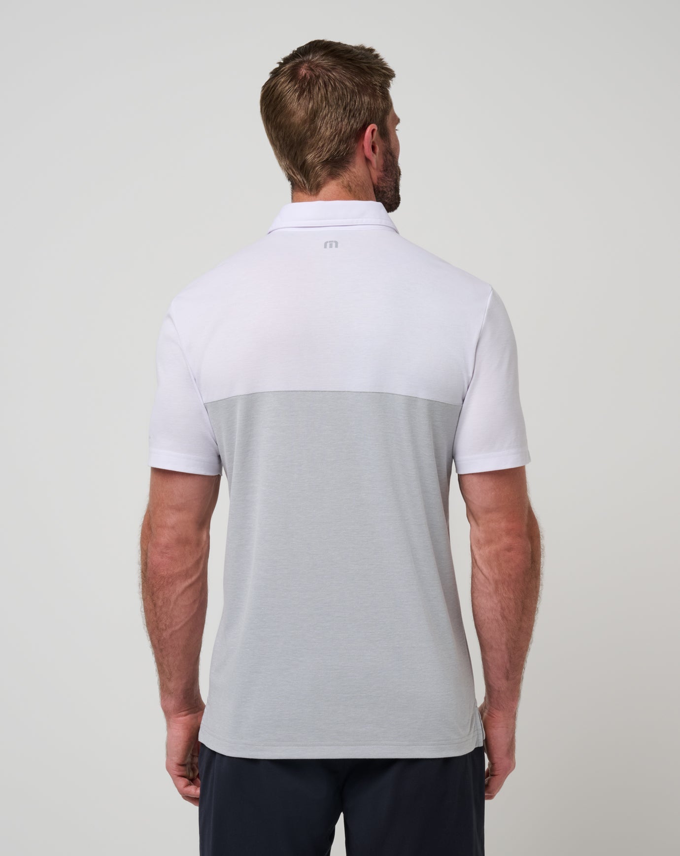TravisMathew | Tennessee Drop Back Polo - White/Heather Grey