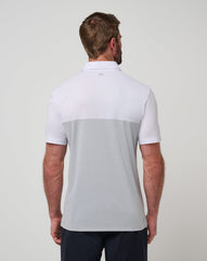 TravisMathew | Tennessee Drop Back Polo - White/Heather Grey