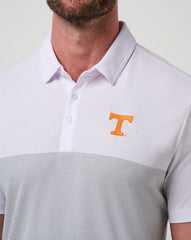 TravisMathew | Tennessee Drop Back Polo - White/Heather Grey