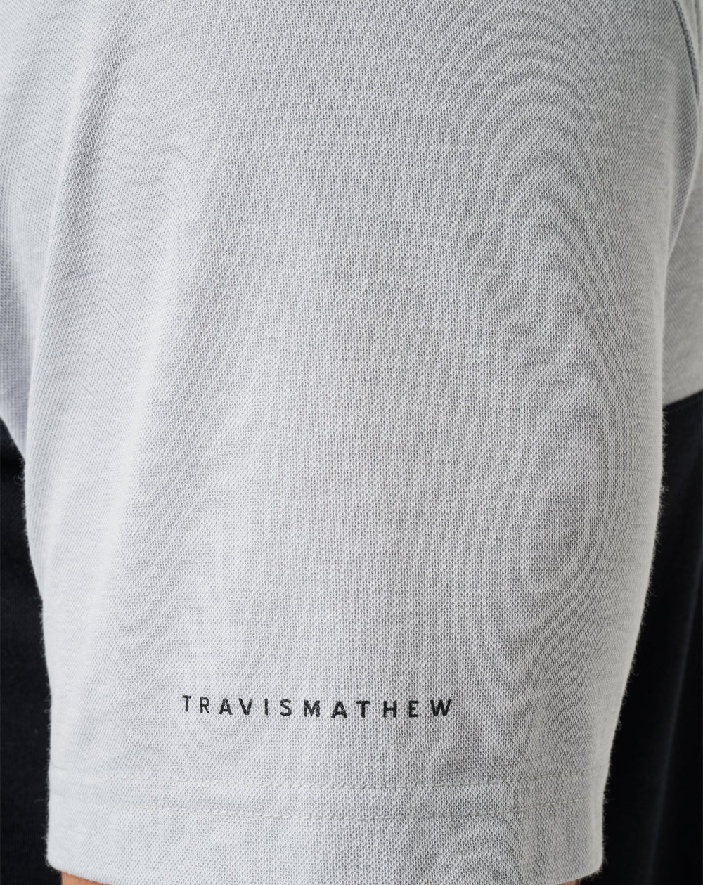 TravisMathew | FSU Drop Back Polo - Heather Grey/Black