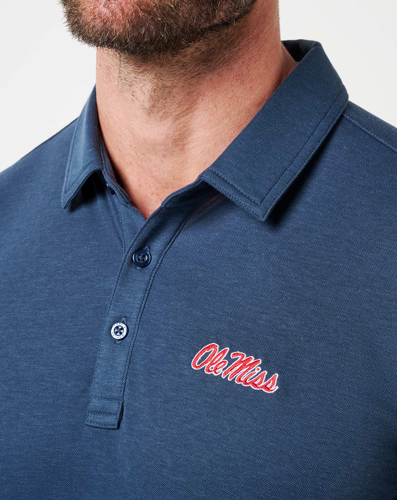 TravisMathew | Mississippi School Pride Polo - Navy